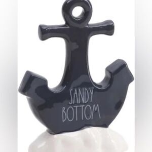 Rae Dunn gray ceramic anchor